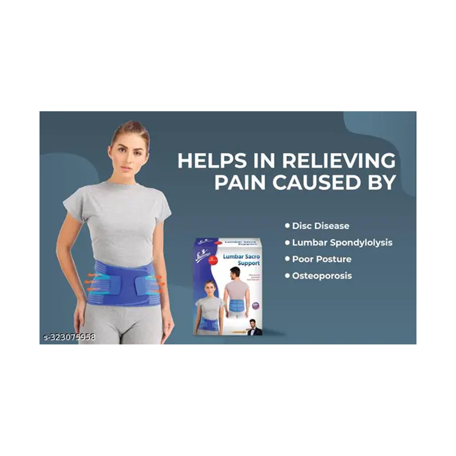 lower lumbar support belt