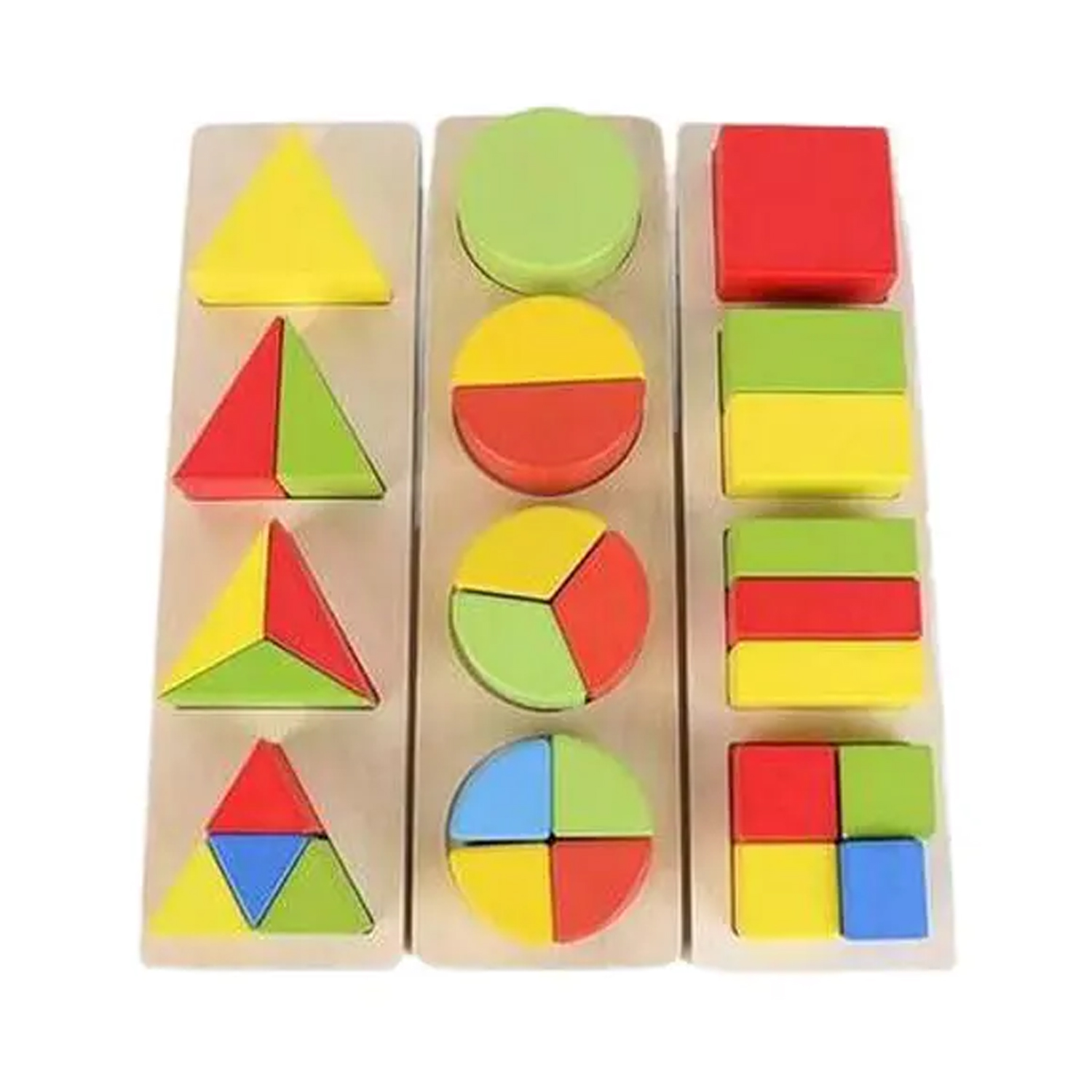 Albio India Wooden Fraction Tiles Board (AKW 1101)