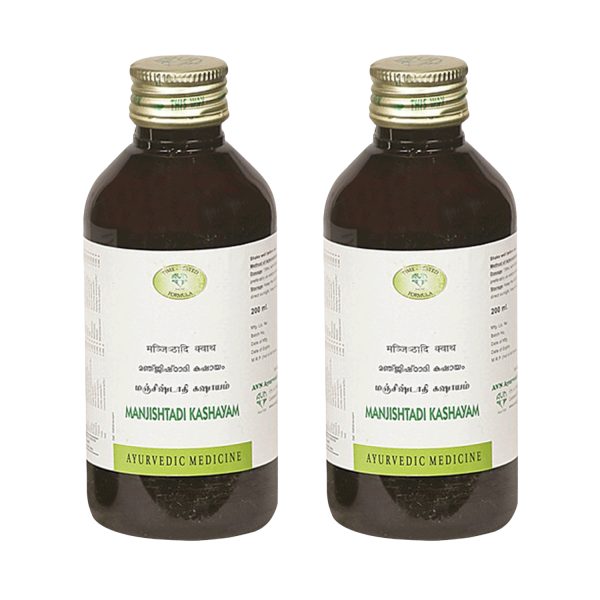 AVN Manjishtadi Kashayam 200ml (Pack of 2) AVN Manjishtadi Kashayam 200ml (Pack of 2)