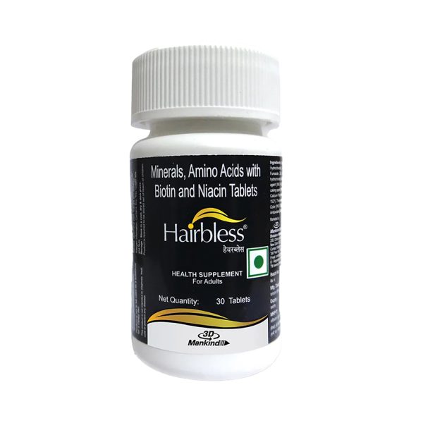 Hairbless Tablets - 30 Tablets Hairbless Tablets - 30 Tablets