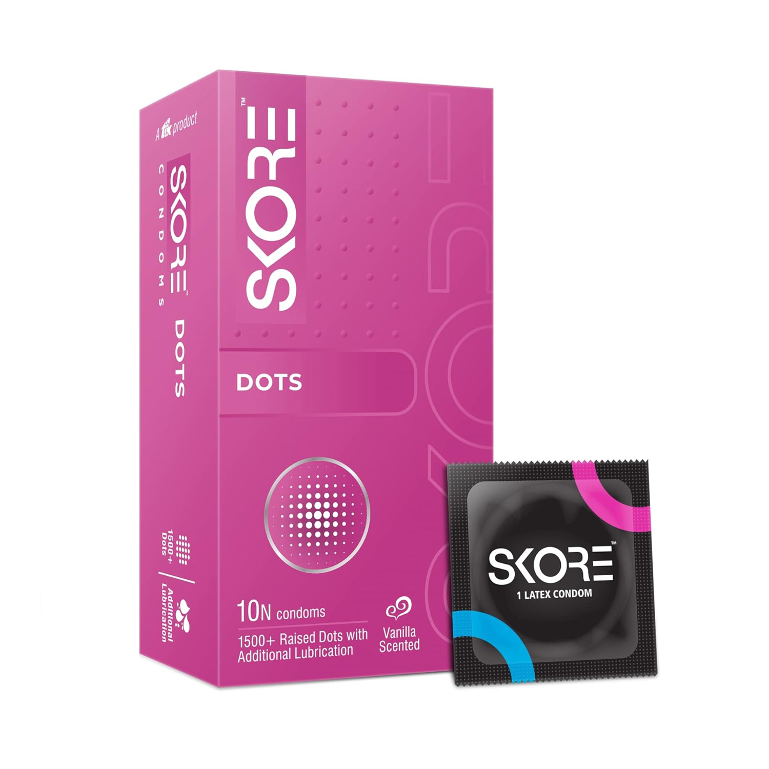 Skore Dots Condoms (10 Condoms in 1 Pack)
