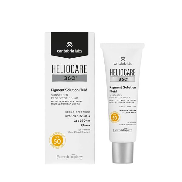 Heliocare 360 Pigment Solution Fluid Sunscreen Protector Solar SPF 50+ (50ml)