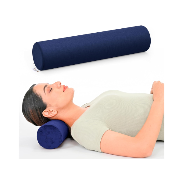 Fovera Cervical Neck Roll (Navy Blue)