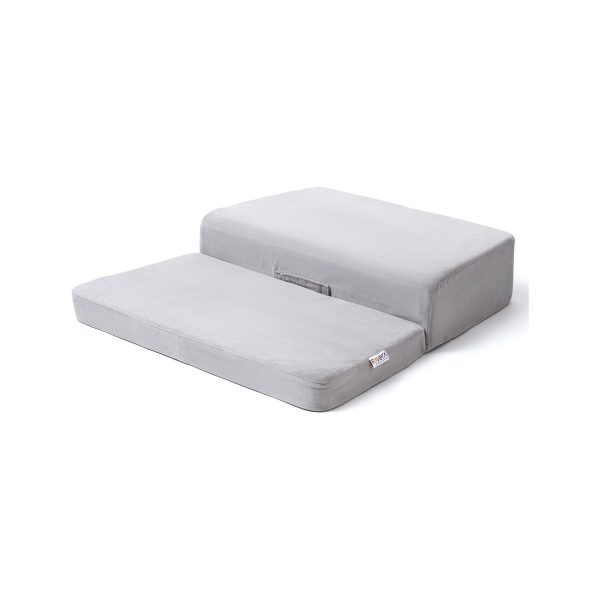 Fovera Meditation Step Cushion (Velvet Grey) Fovera Meditation Step Cushion (Velvet Grey)
