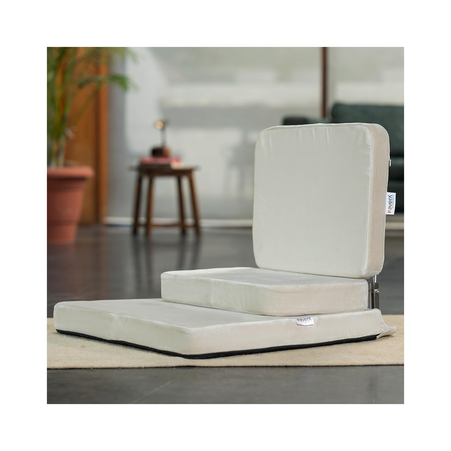 Fovera Meditation Chair (Velvet Cream)
