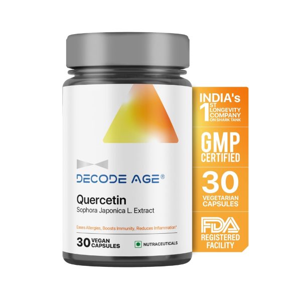 Decode Age Quercetin Supplement (30 Capsules)