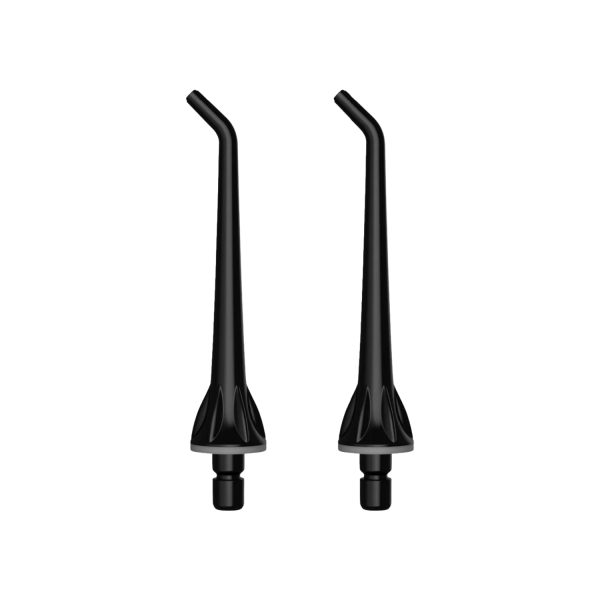 Oracura Standard Tip of Smart Water Flosser (Black) - Pack of 2