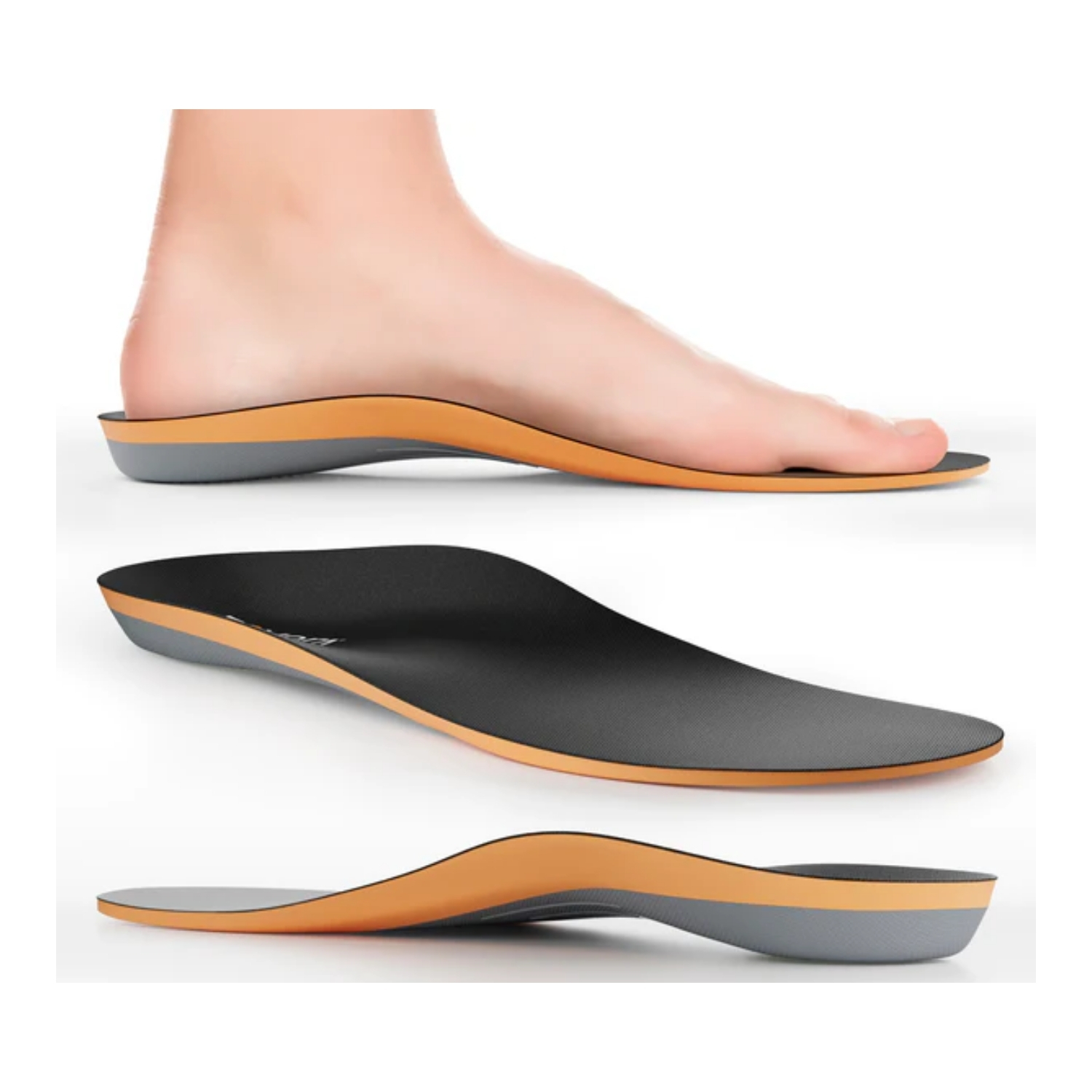 Fovera High Arch Support PU Insole for Foot Pain
