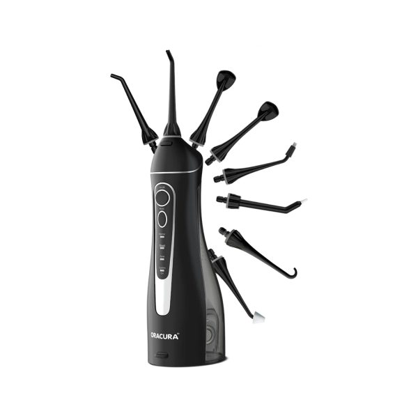 Oracura Smart plus Water Flosser OC200 Dental Pro (Black)