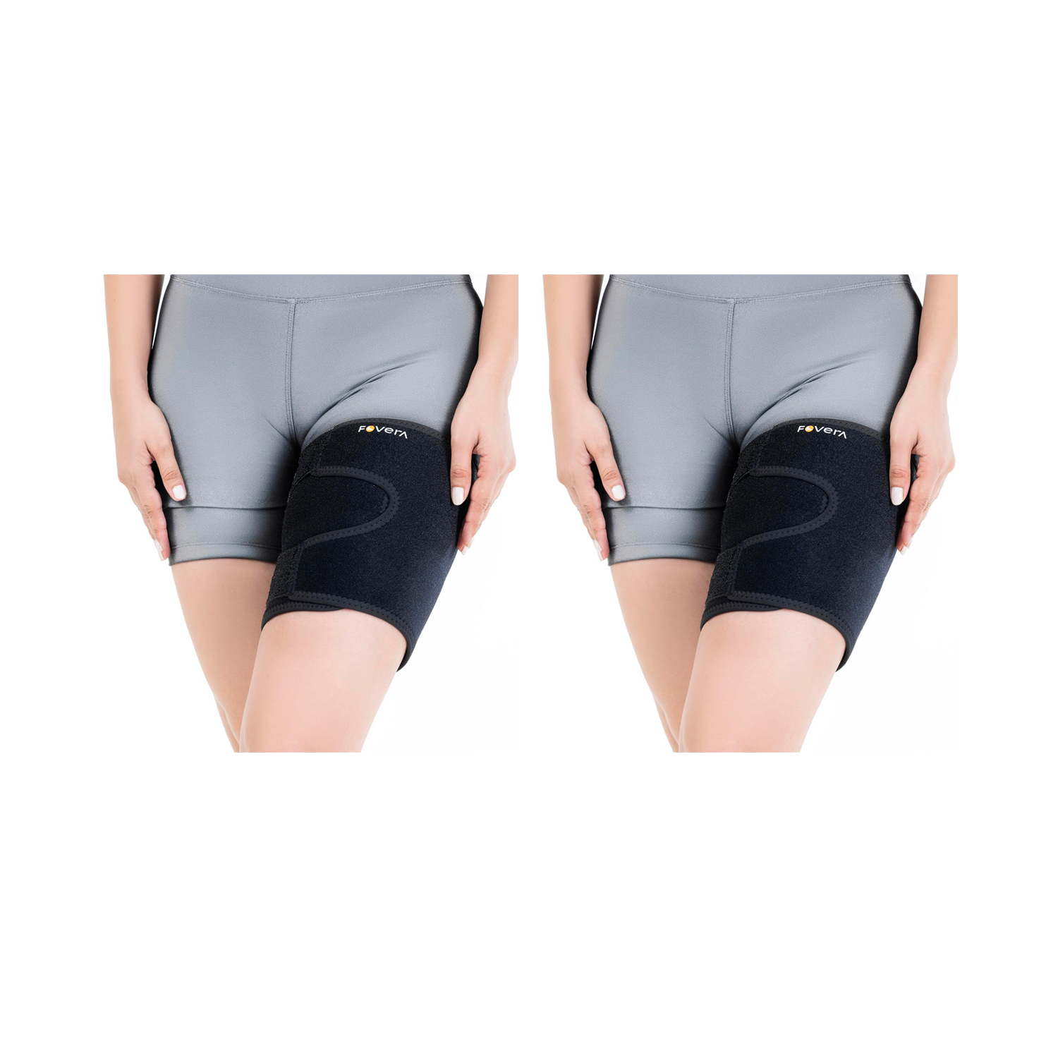 Fovera Adjustable Thigh Support Brace (Pack of 2)