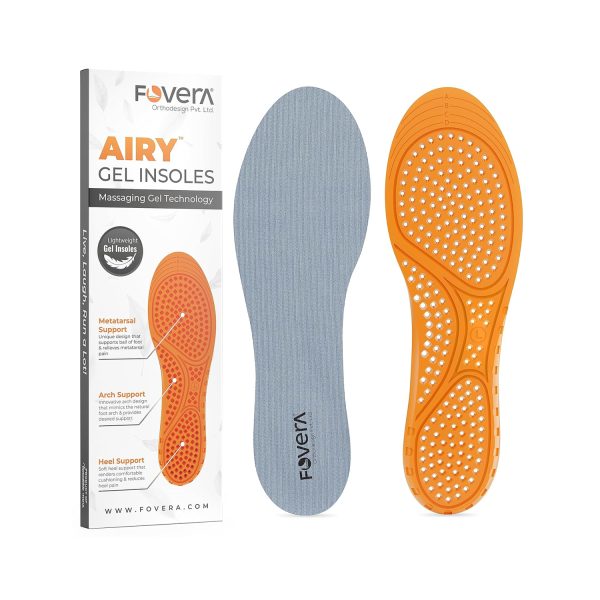 Gel Insole, Fovera Gel Insole, Fovera Airy Gel Insole, Heel Pain, Fovera Airy Gel Insole for Heel Pain