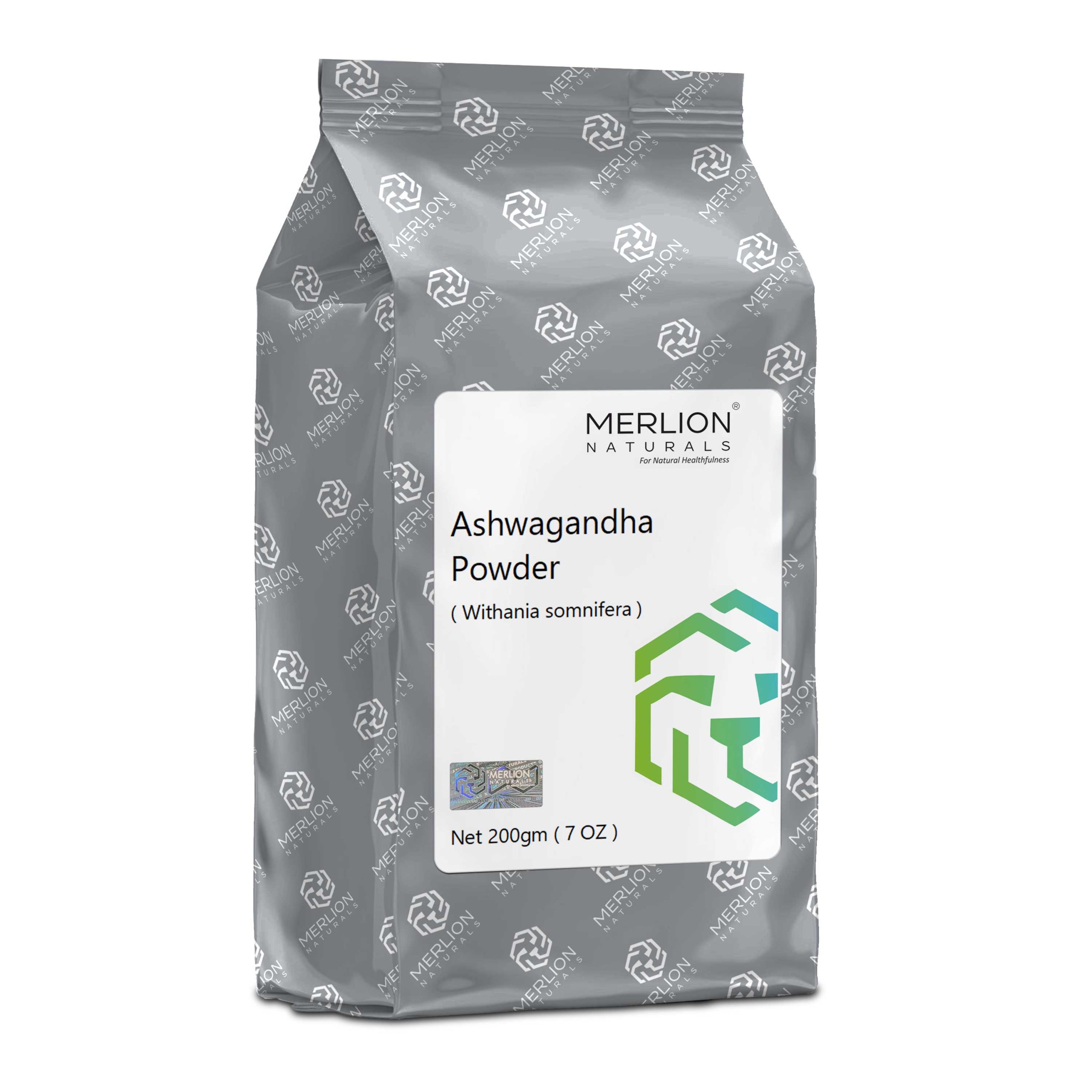 Merlion Naturals Ashwagandha Powder ( Indian ginseng ), Withania somnifera 200gm