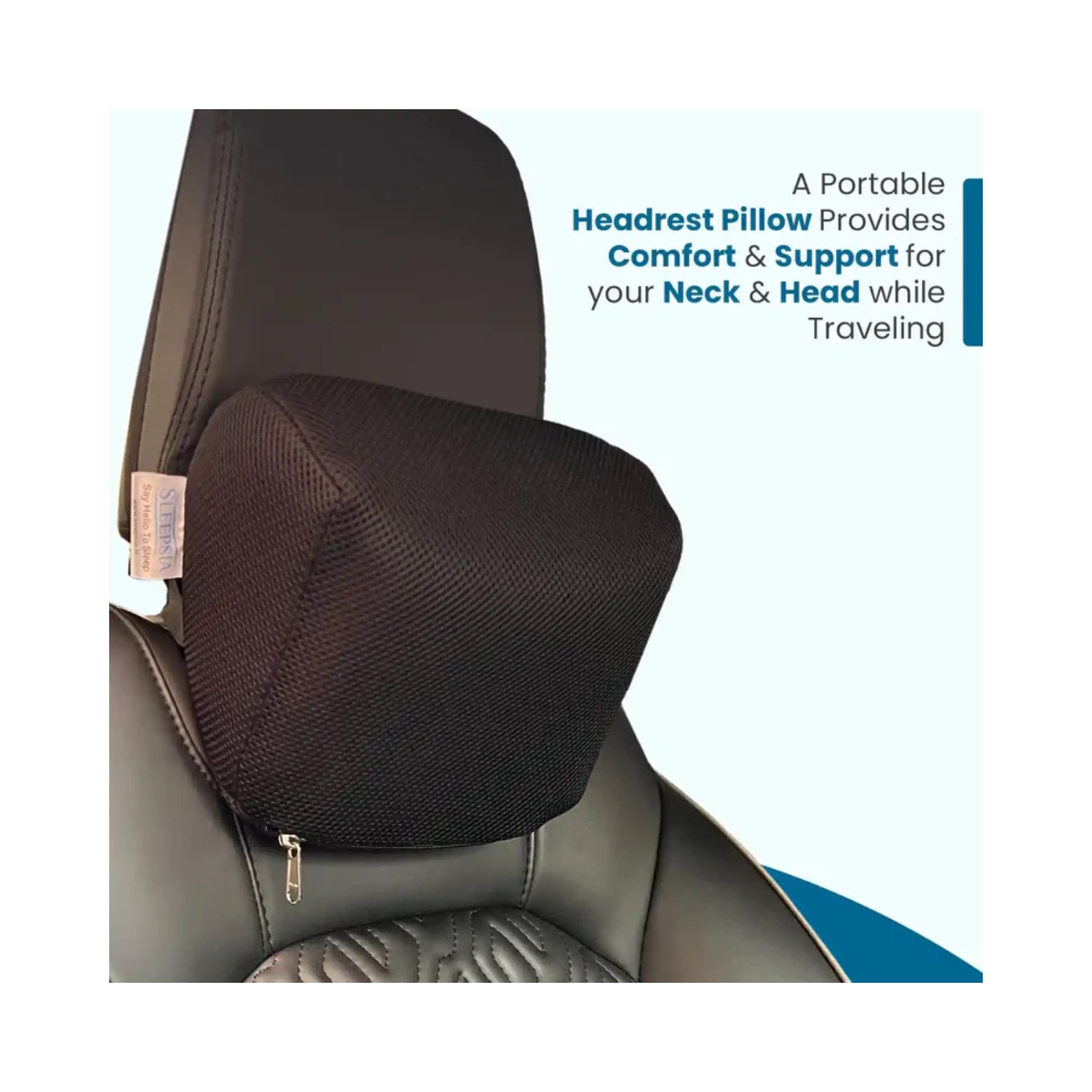 Car Head Rest Memory Foam Pillow (5)
