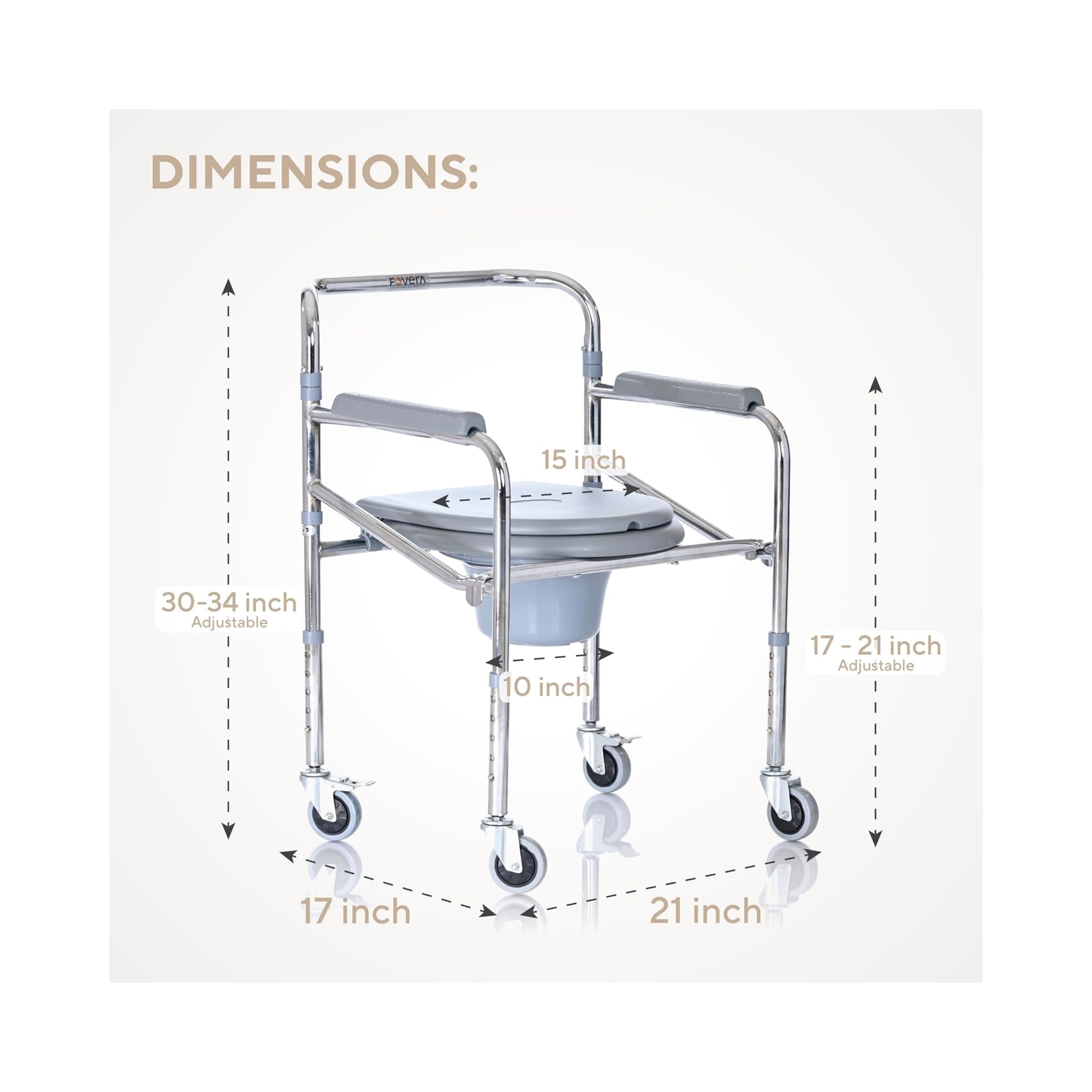 Commode chait with wheels (3)