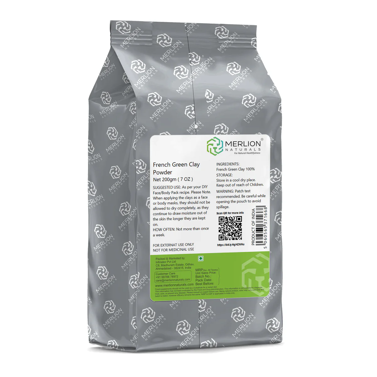 French_Green_Clay_Powder_200gm_Merlion_Naturals_2