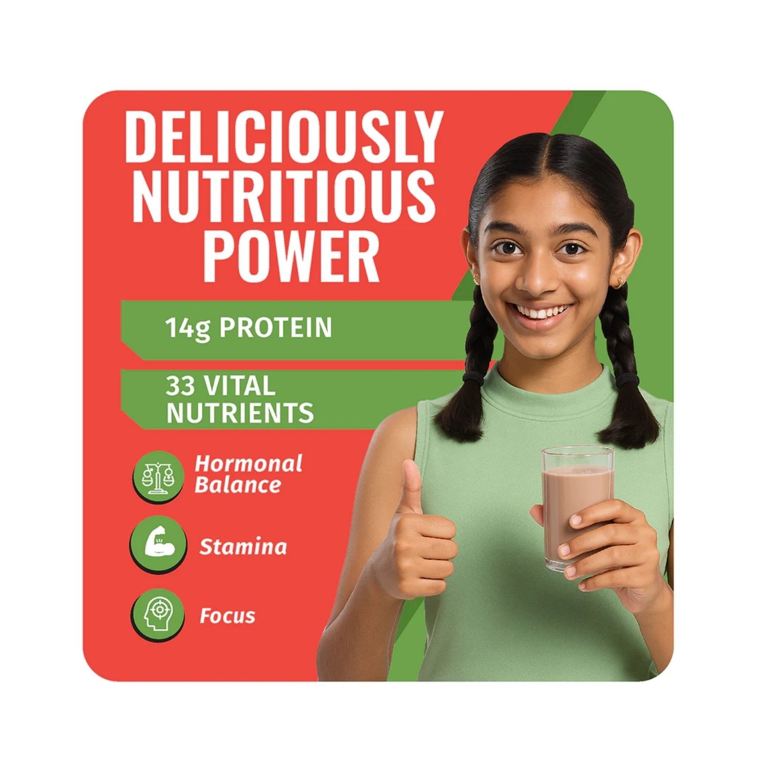 Hi-Protein Power Shake Girls 13+ Years (2)