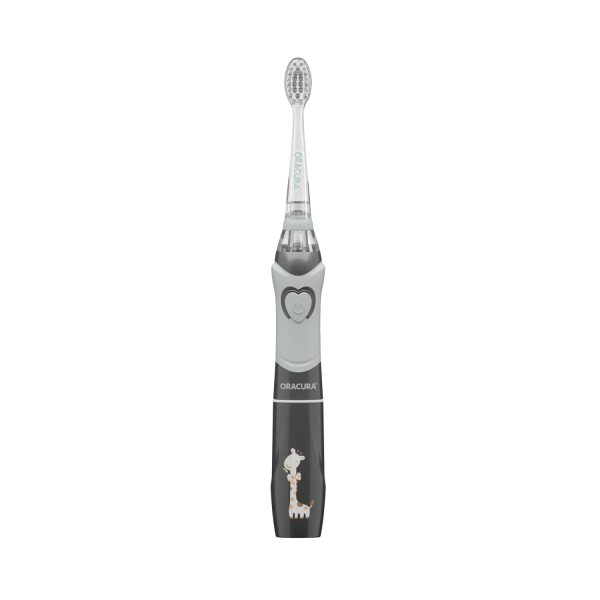 Oracura Sonic Kids Electric Battery- Operated Toothbrush KSB100 (Grey)