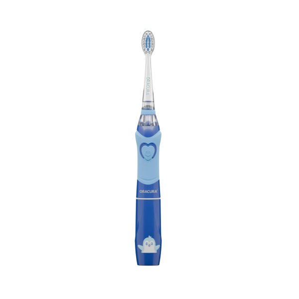 Oracura Sonic Kids Electric Battery- Operated Toothbrush KSB100 (Blue)