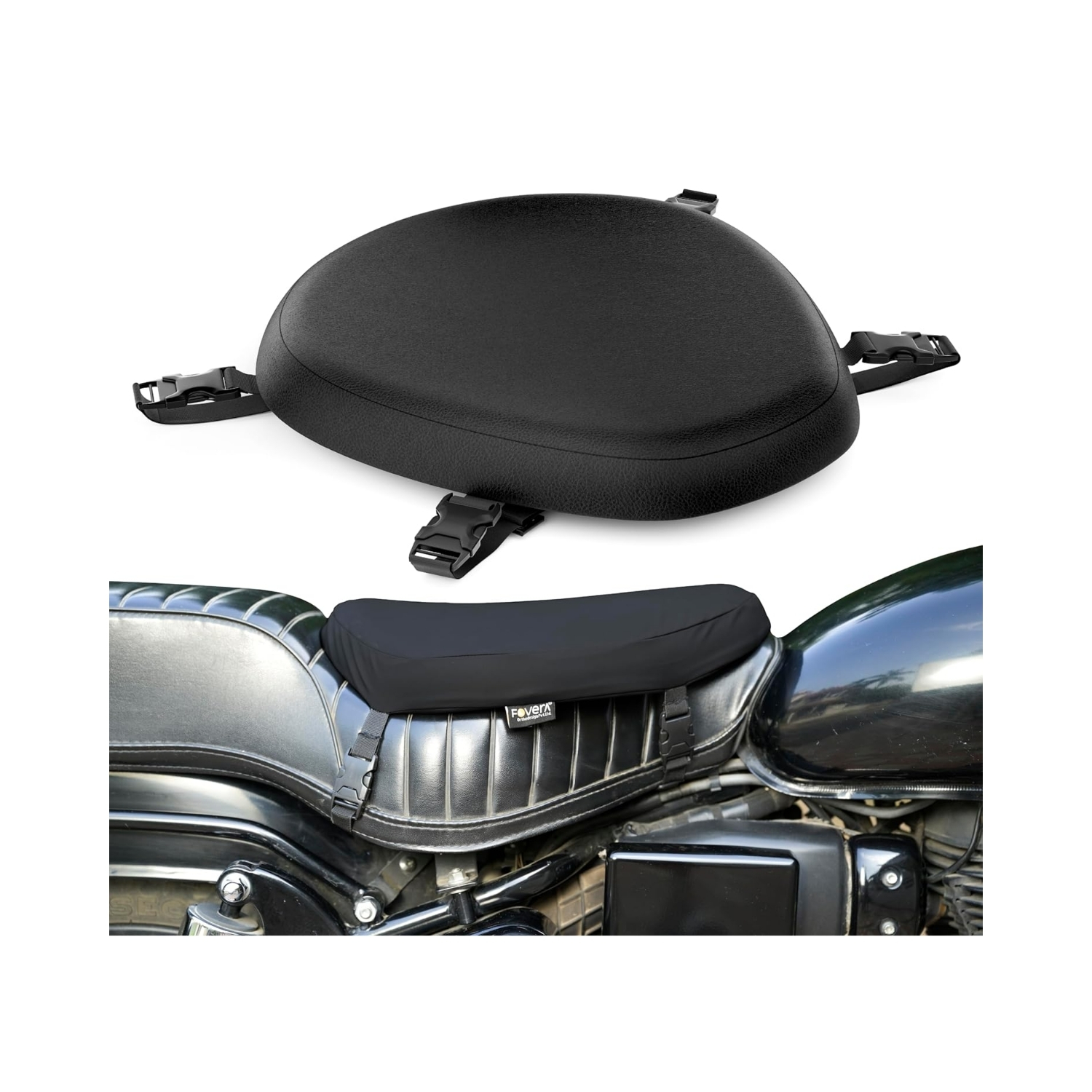 Fovera Memory Foam Motorcycle Seat Cushion