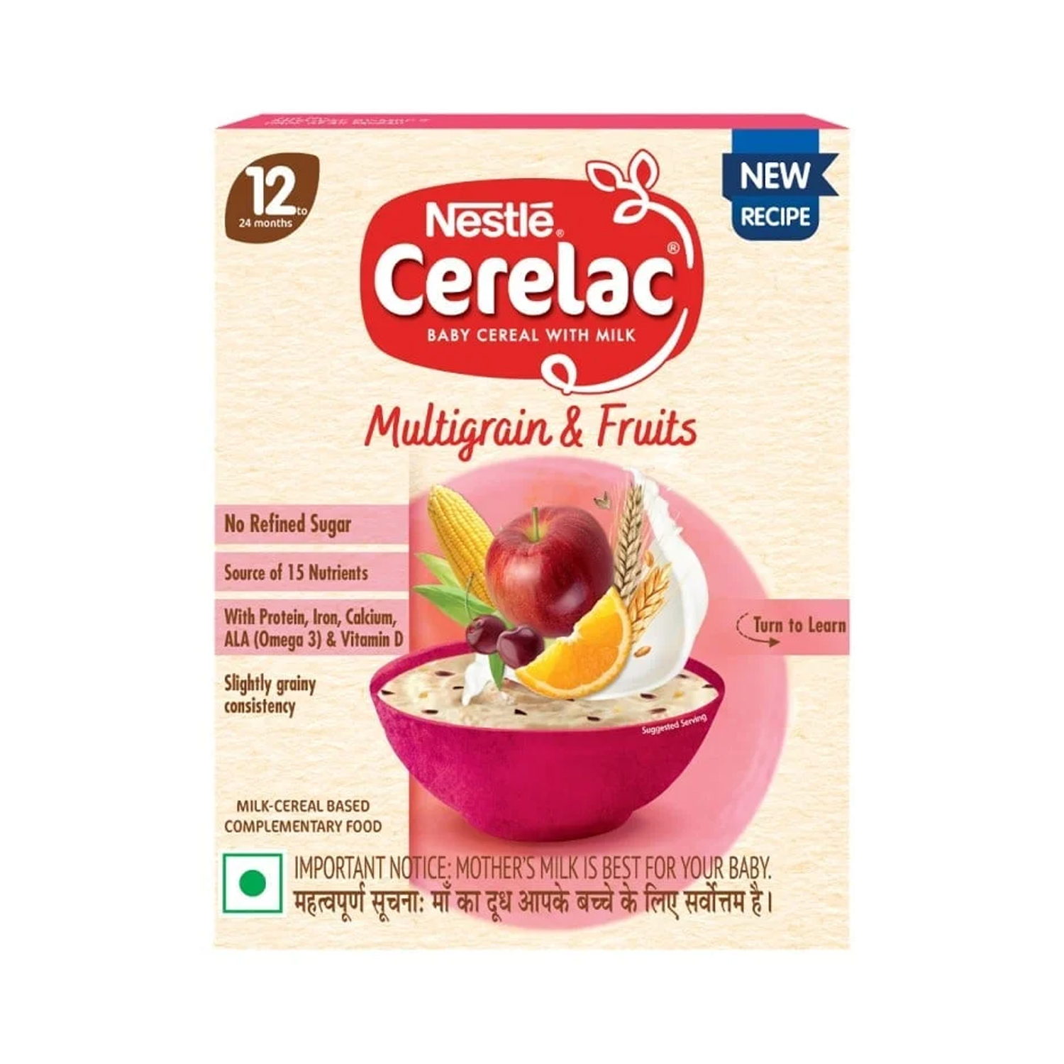 Nestle Cerelac Baby Cereal with Milk Multigrain & Fruits 300g