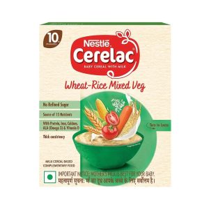 Nestle Cerelac Fortified Baby Cereal Wheat-Rice Mixed Veg, 300g