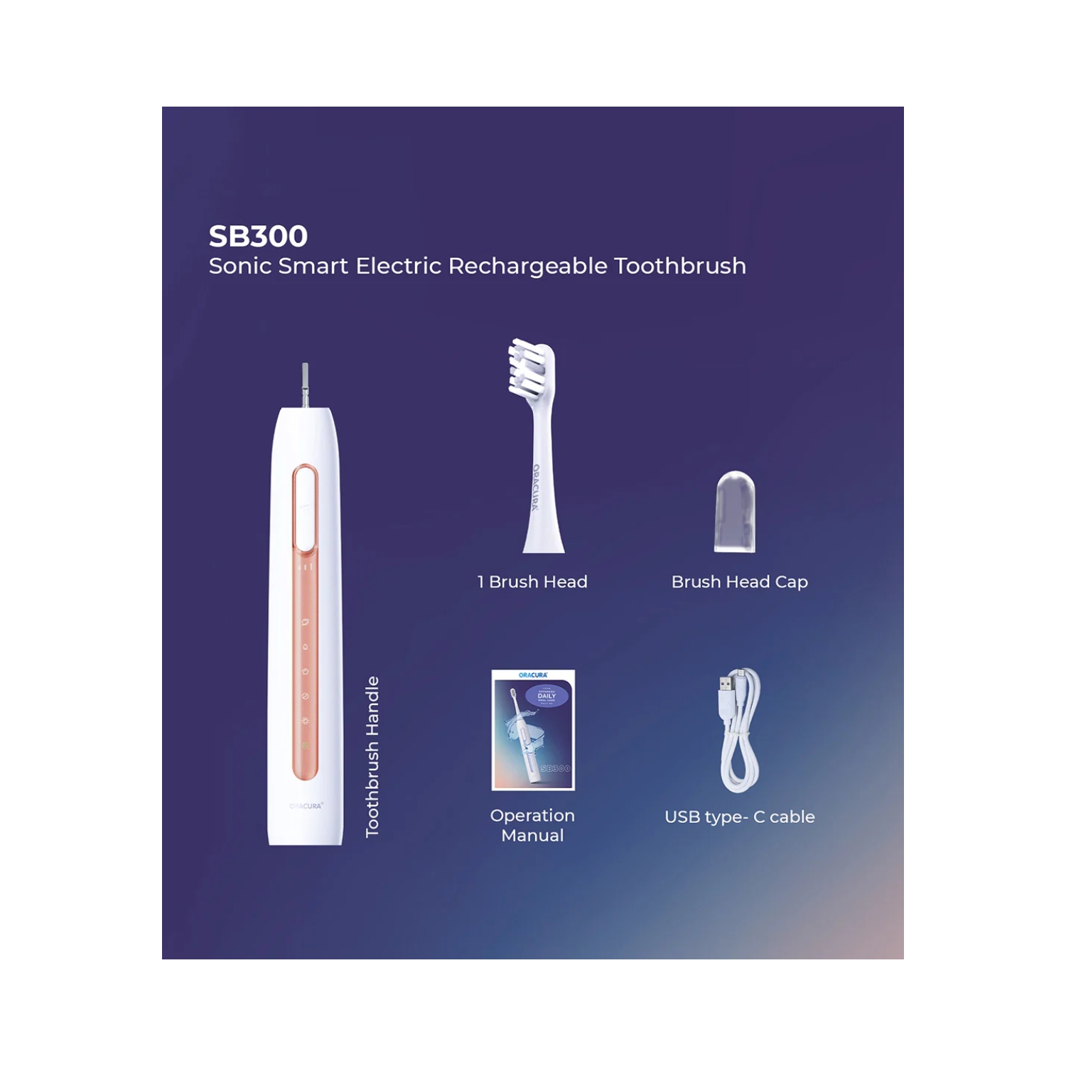 SB300 Sonic Smart® Electric Rechargeable Toothbrush (6)