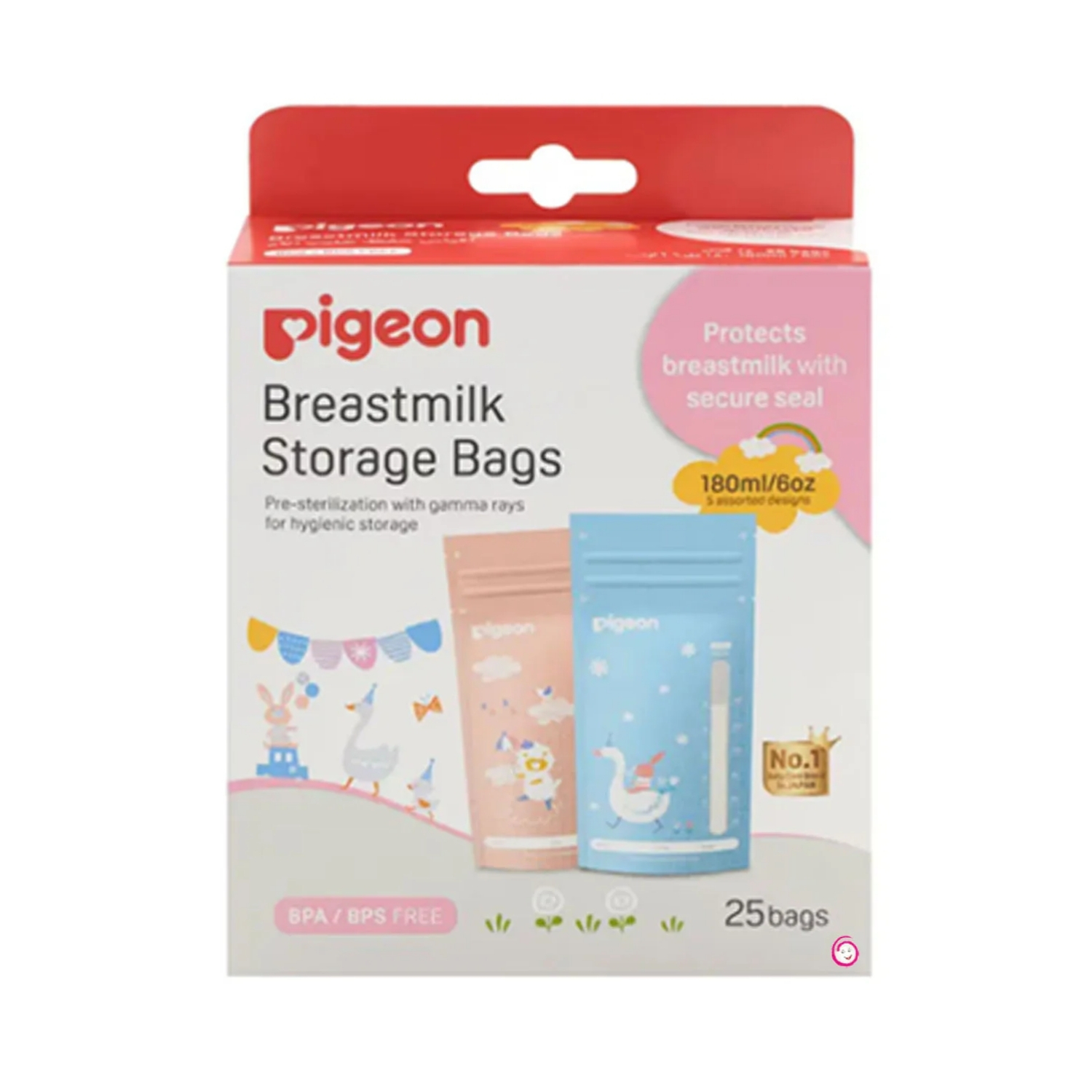 Pigeon Breast Milk Storage Bag (180 ml) - 5 Bags
