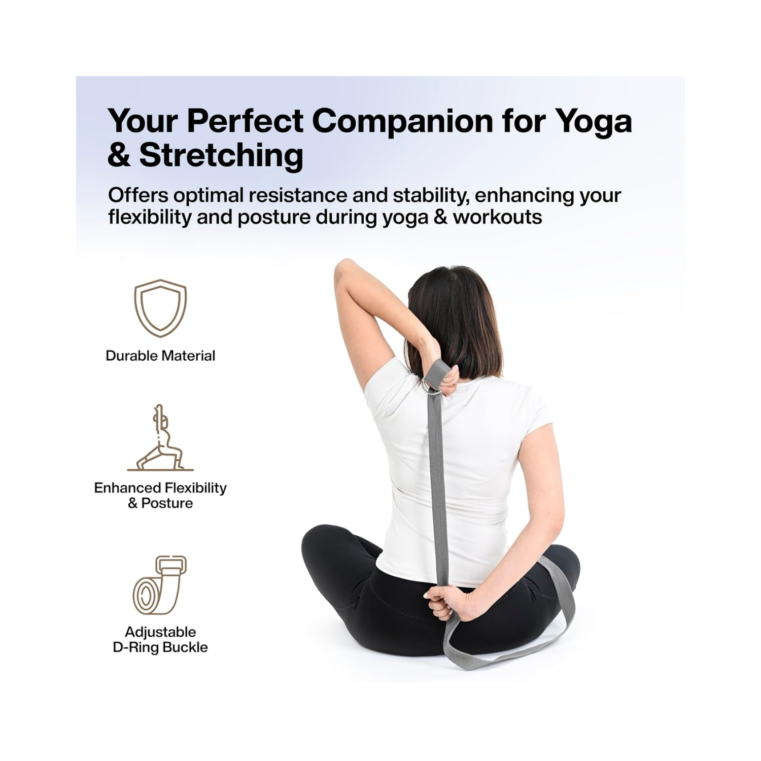 FOVERA Yoga Belt (3)