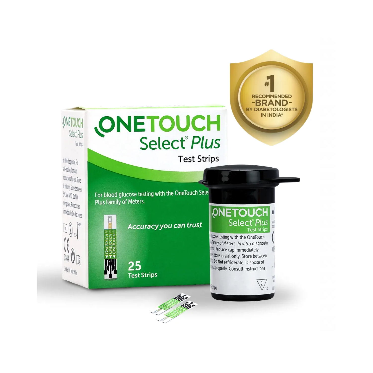 OneTouch Select plus Test Strips (Pack of 25)