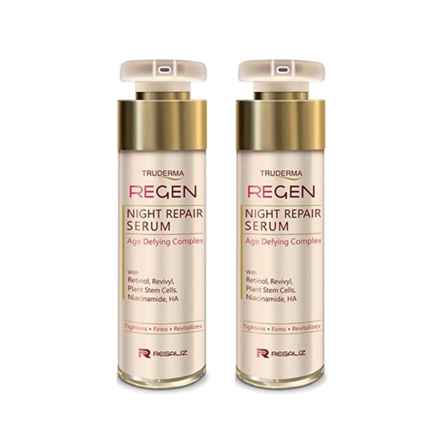 Regaliz Truderma Regen Night Repair Serum 50ml (Pack of 2)