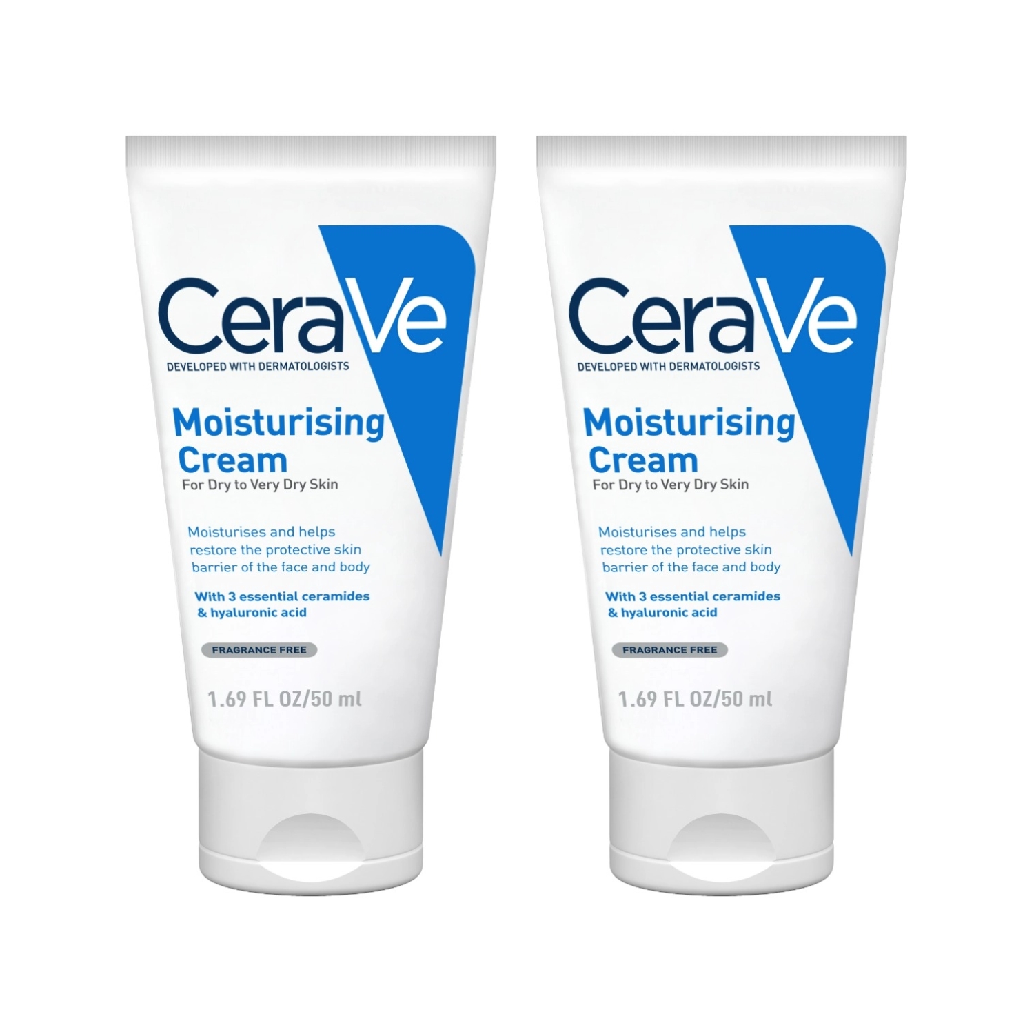 CeraVe Moisturizing Cream 50ml Pack of 2