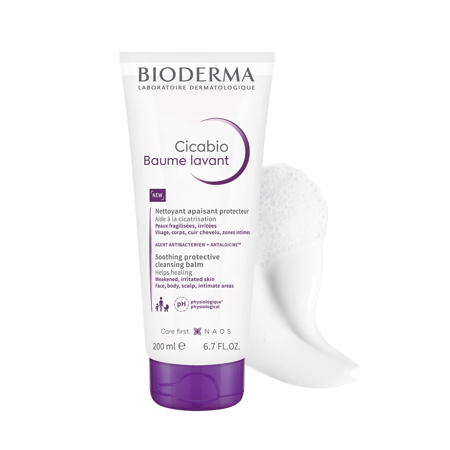 Bioderma Cicabio Baume Lavant Soothing Protective Cleansing Balm (200 ml)