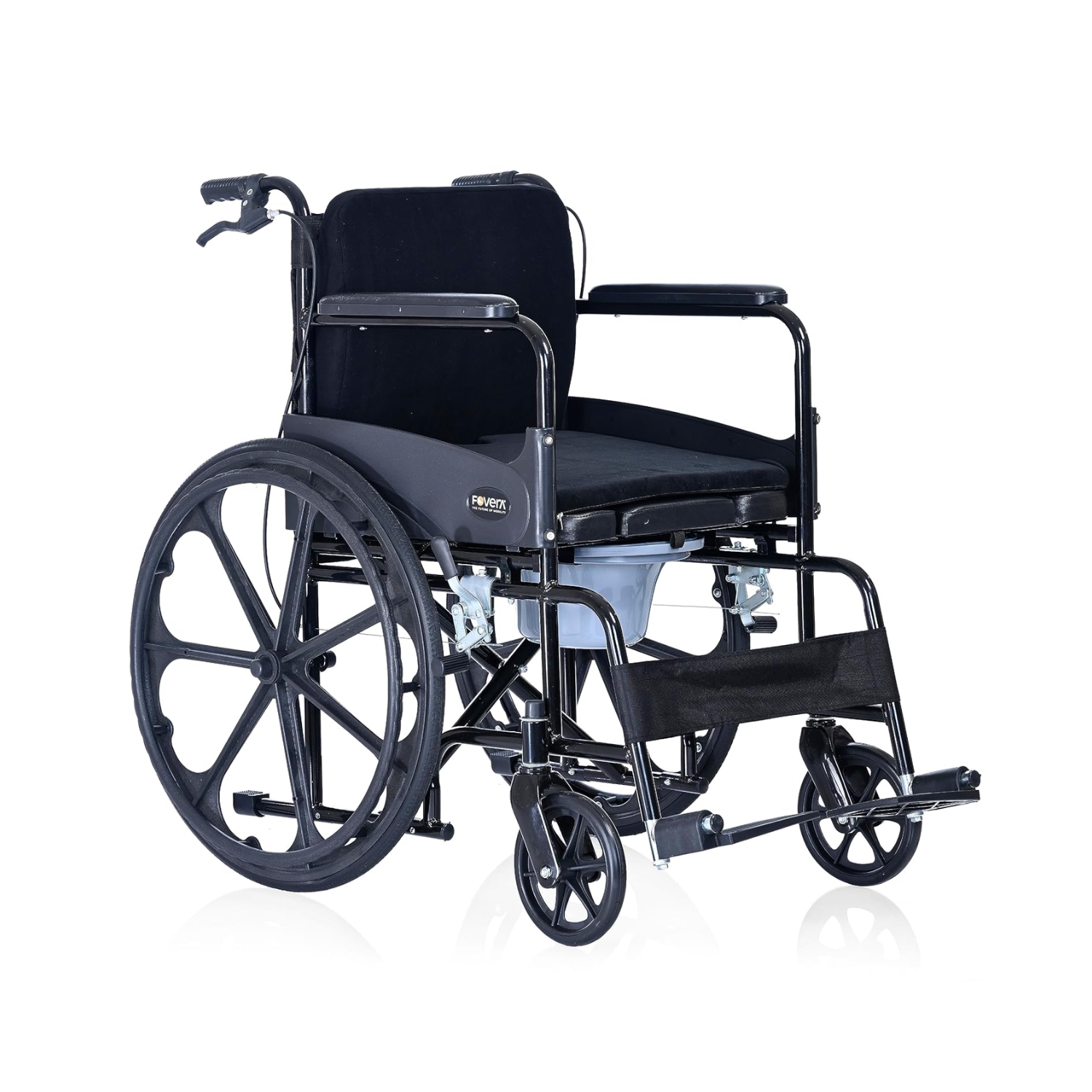 Fovera 3-in-1 Foldable Wheelchair for Regular and Commode Use (Advanced)