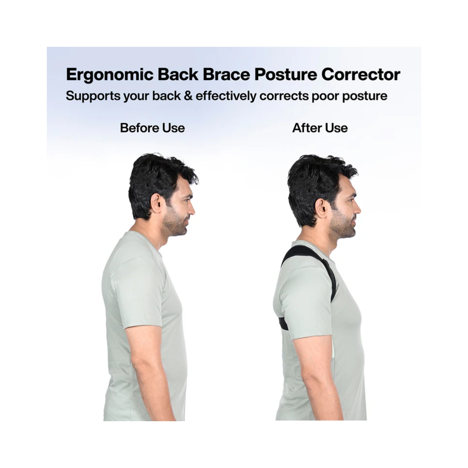 FOVERA Posture Corrector for Men & Women (Half) (3)