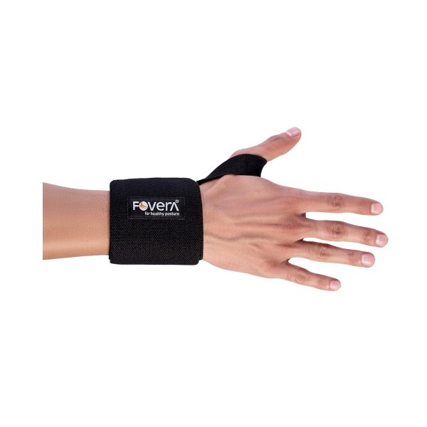 Fovera Wrist Support Band with Thumb Loops (Universal)