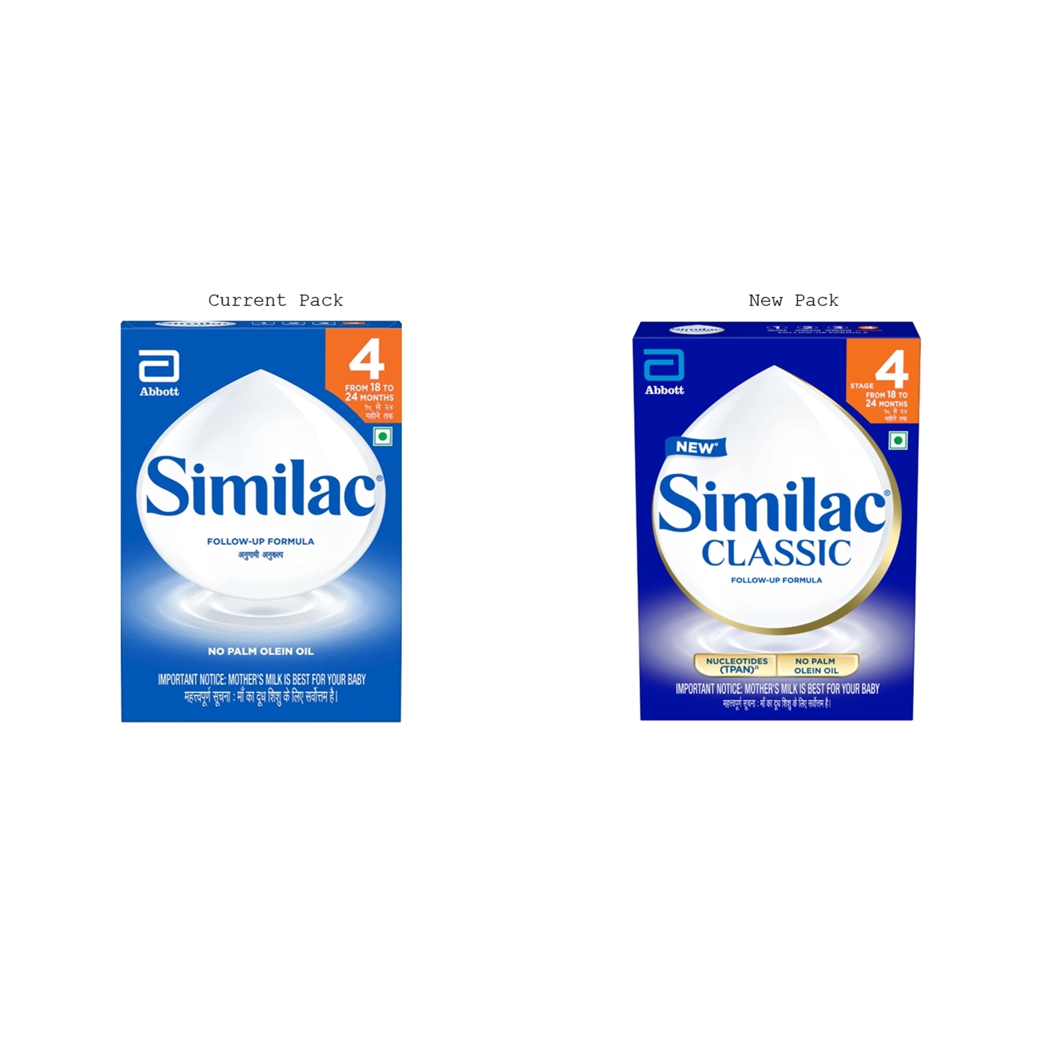 Similac Classic Follow-Up Formula Stage 4 Powder (18 to 24 Months), 400 gm Refill (2)