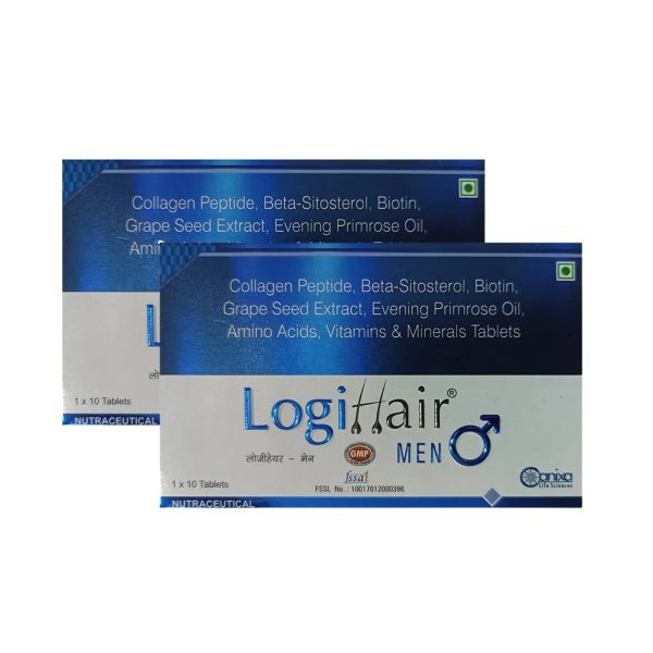 Canixa LogiHair Men Tablets 10’s (Pack of 2)