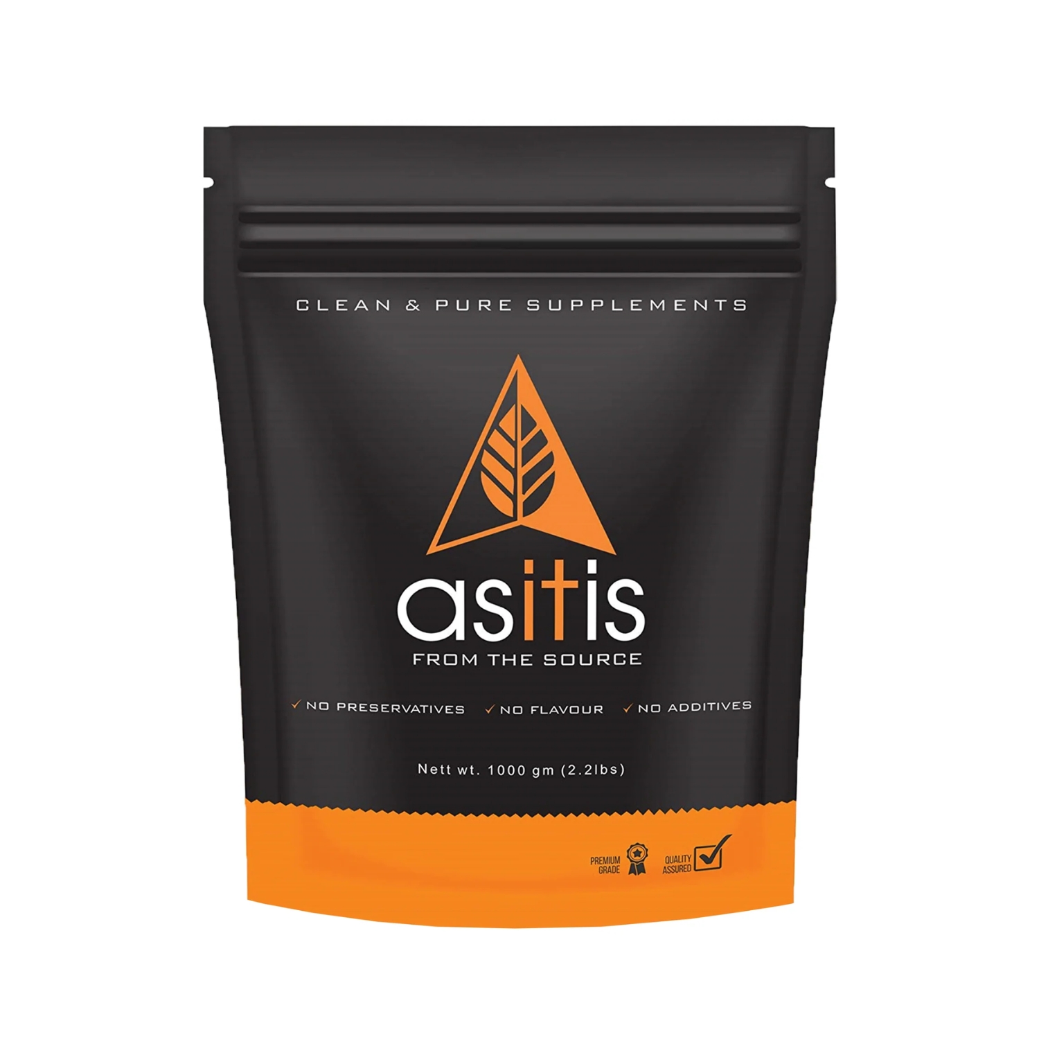 ASITIS Nutrition Brown Rice Protein 80% Vegan Plant Protein (1 Kg)