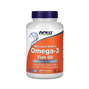 Now Omega 3 Fish Oil 1000mg – 200 Softgels