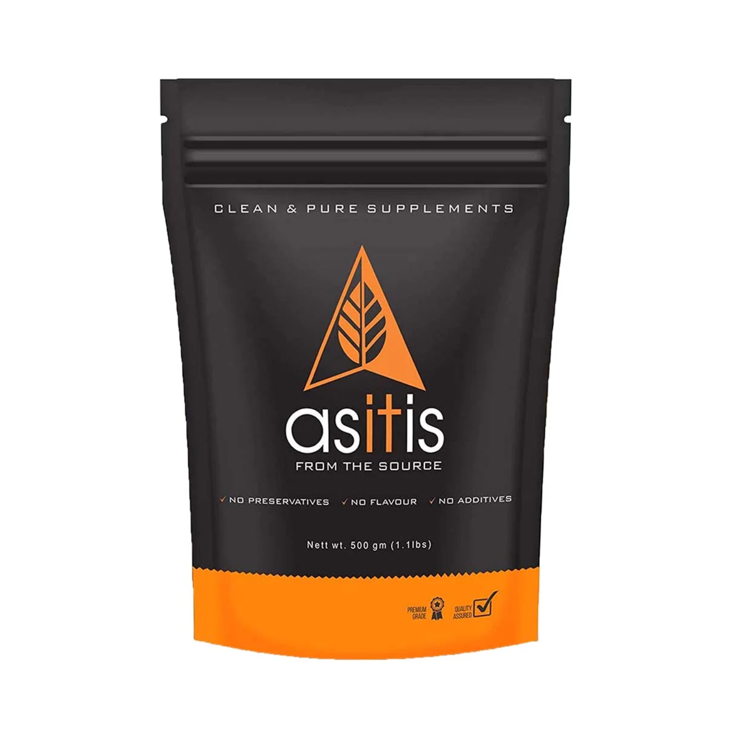 ASITIS Nutrition Brown Rice Protein 80% Vegan Plant Protein (500g)