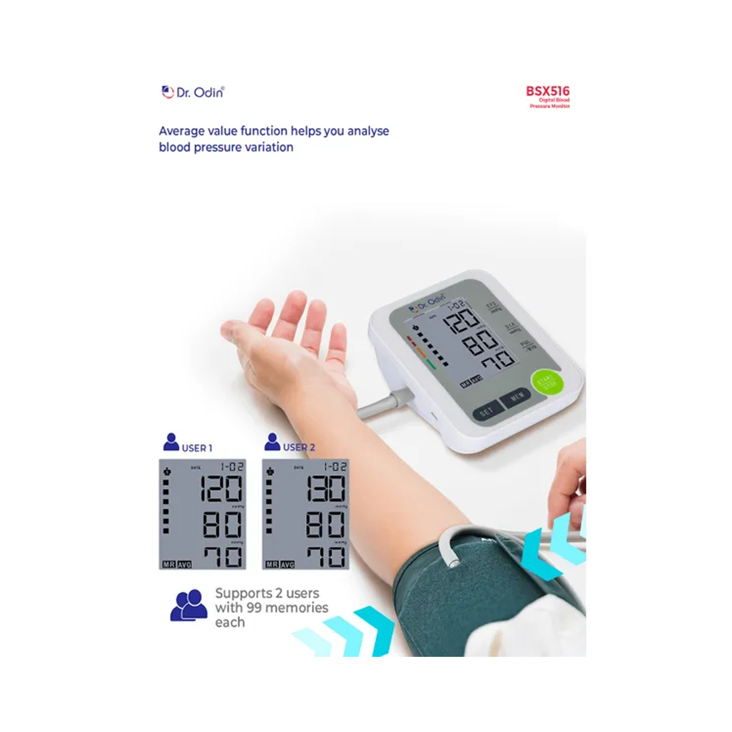 Blood-Pressure-Monitor-BSx516-White-3