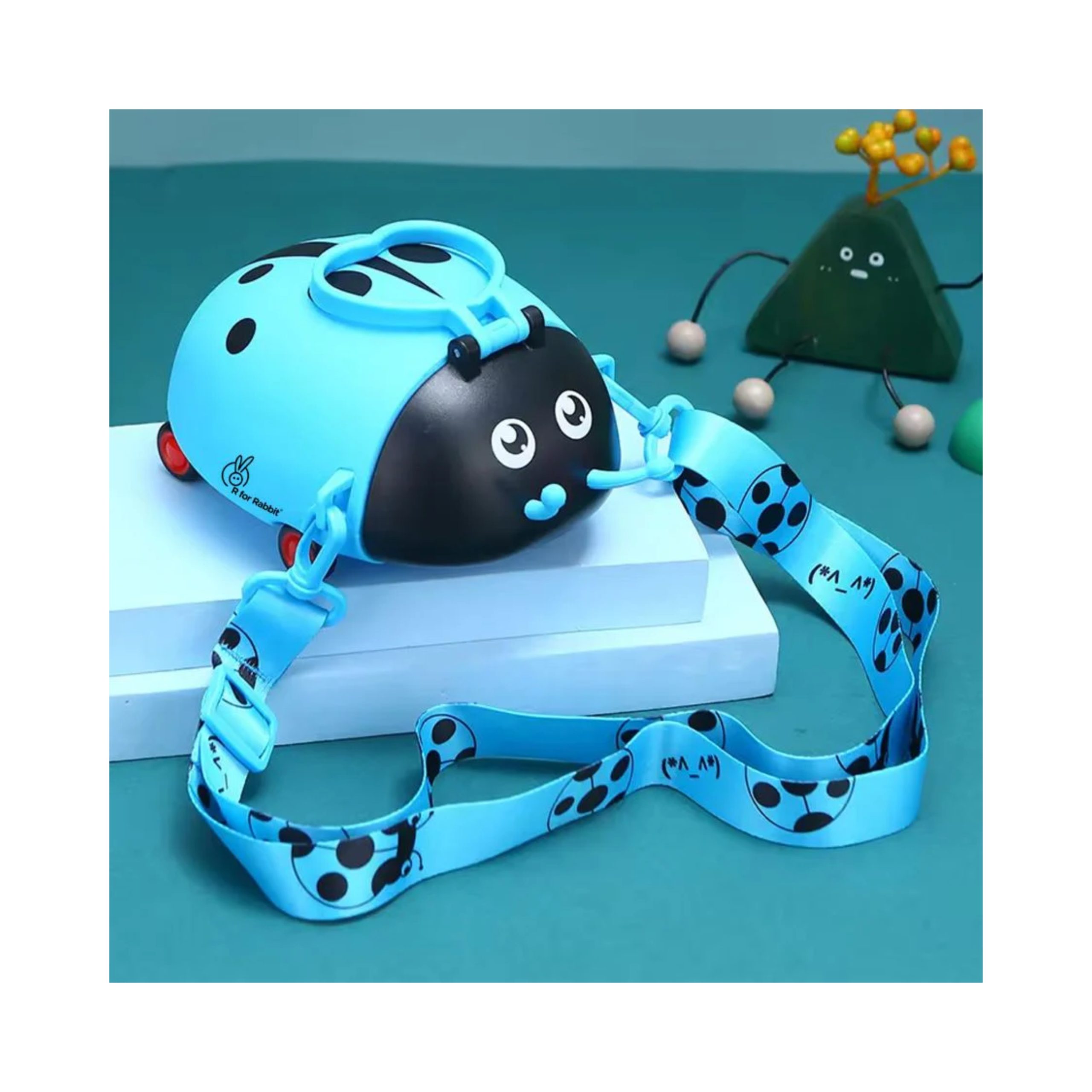 R for Rabbit Beetle Baby Straw Sipper Bottle 700ml (Blue)