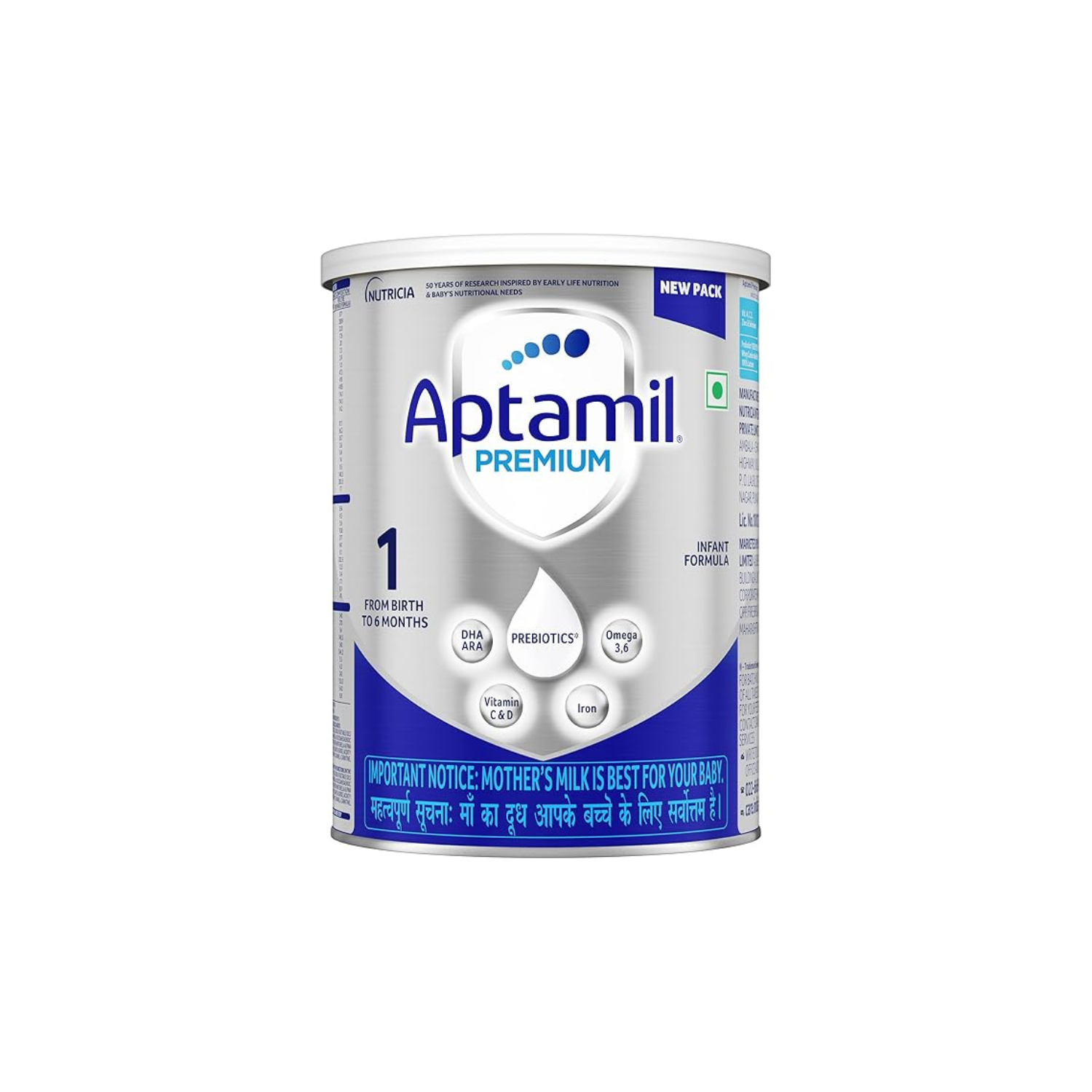 Aptamil Premium Stage 1 Infant Formula Powder 400gm (Tin)