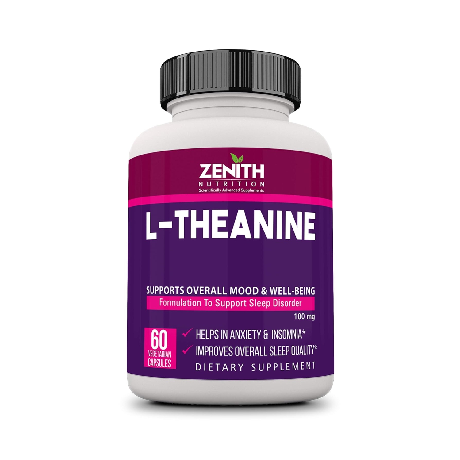 Zenith L-Theanine 100mg (60 Capsules)