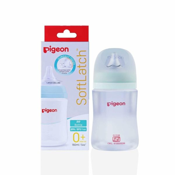 Pigeon Wide Neck PP Nursing Bottle and Nipple 160 ml Pigeon Wide Neck PP Nursing Bottle and Nipple 160 ml