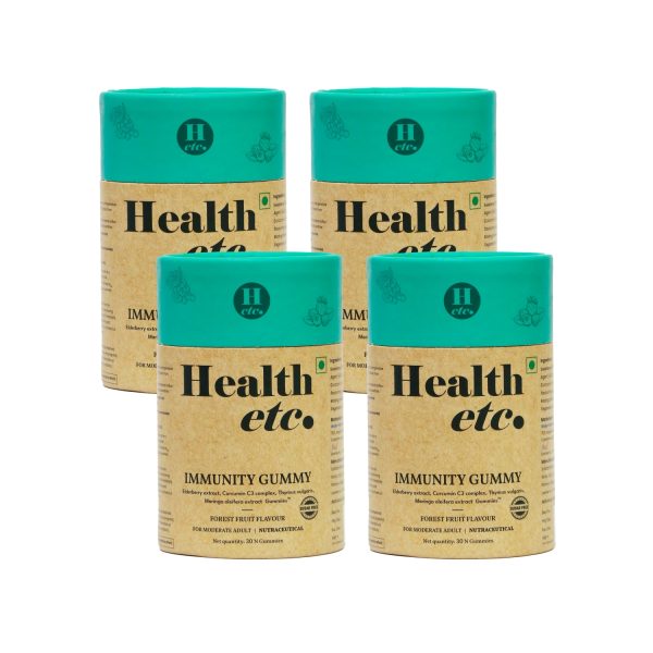 Health etc Immunity Gummy (30 Gummies Each Pack) Pack of 4 Health etc Immunity Gummy (30 Gummies Each Pack) Pack of 4