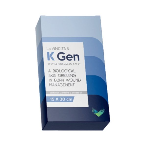 La Vincita's K Gen (Tm) Sterile Wet Collagen Sheet (15 cm X 30 cm) La Vincita's K Gen (Tm) Sterile Wet Collagen Sheet (15 cm X 30 cm)