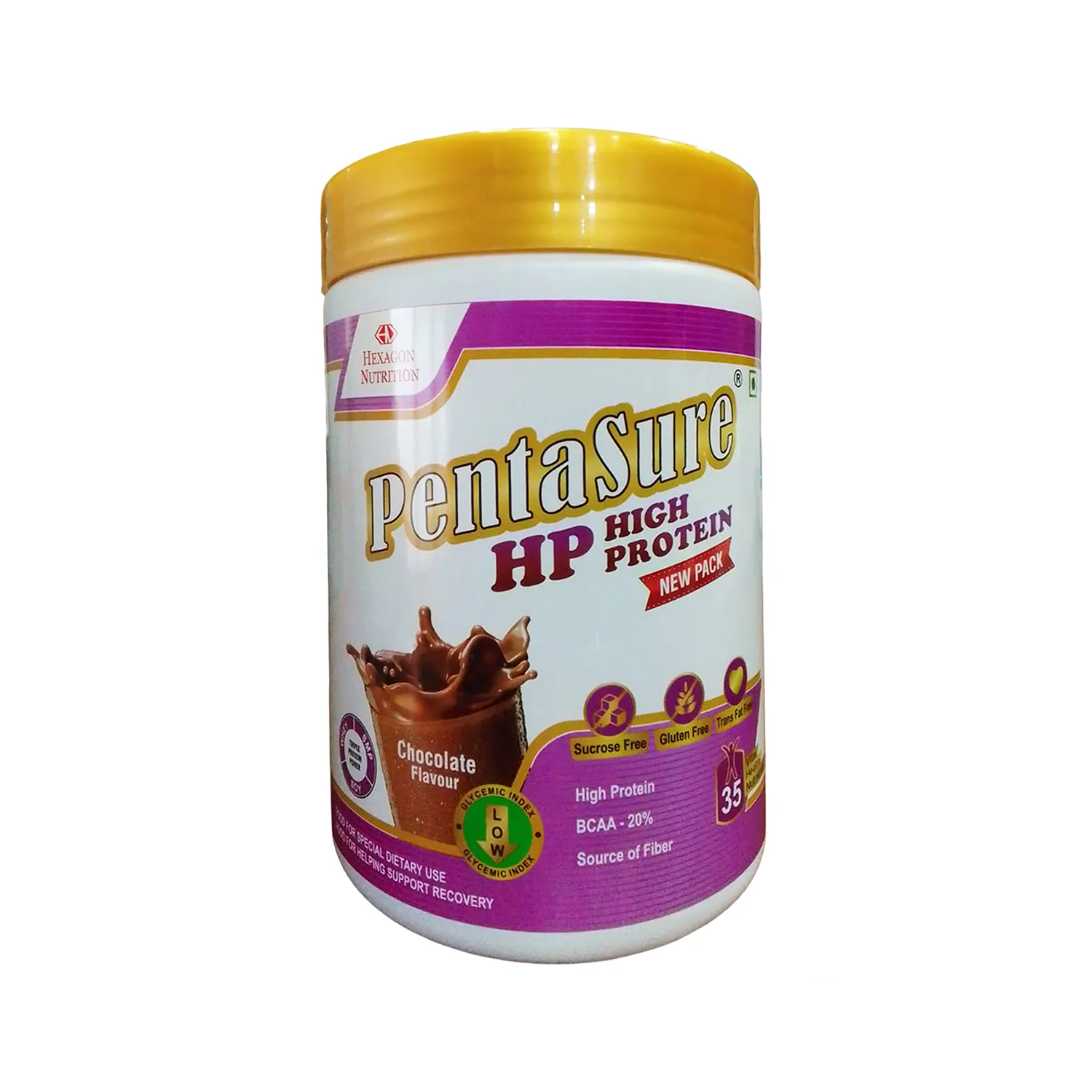 Pentasure HP Whey Protein Powder Banana Vanilla Flavour 400g