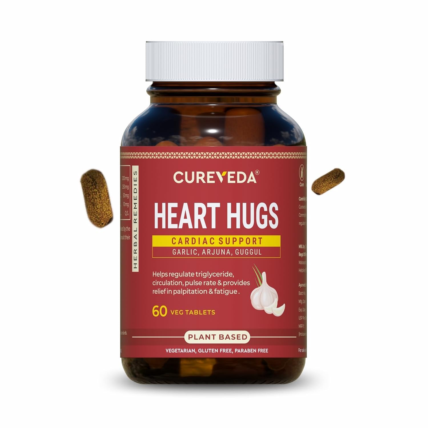 Cureveda Heart Hugs (60 Veg Capsules)