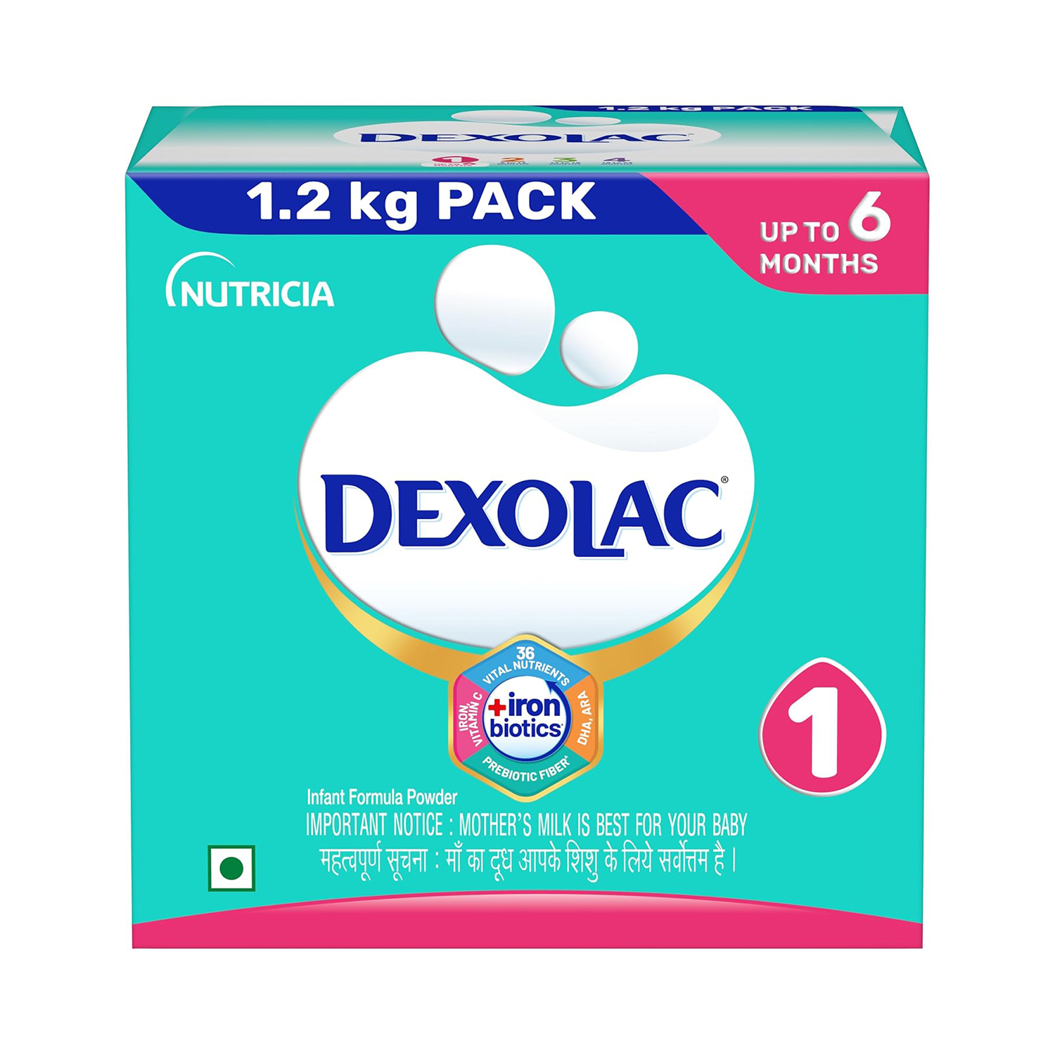 Dexolac 1 Infant Formula Refill Pack 1.2kg
